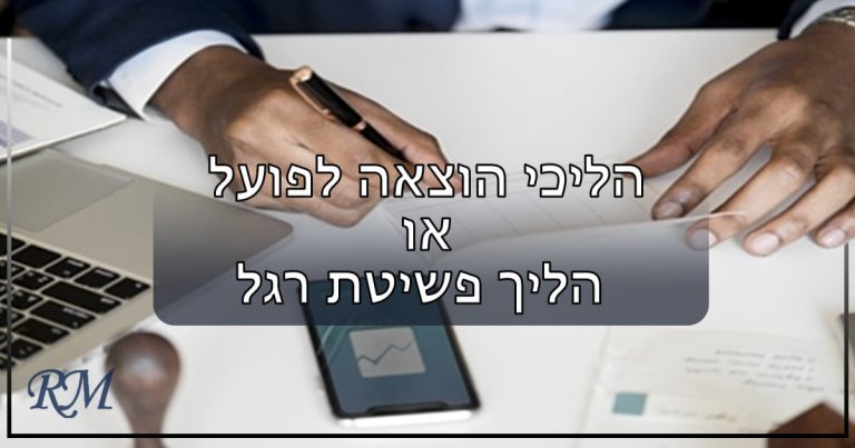 הליכי הוצאה לפועל או הליך פשיטת רגל