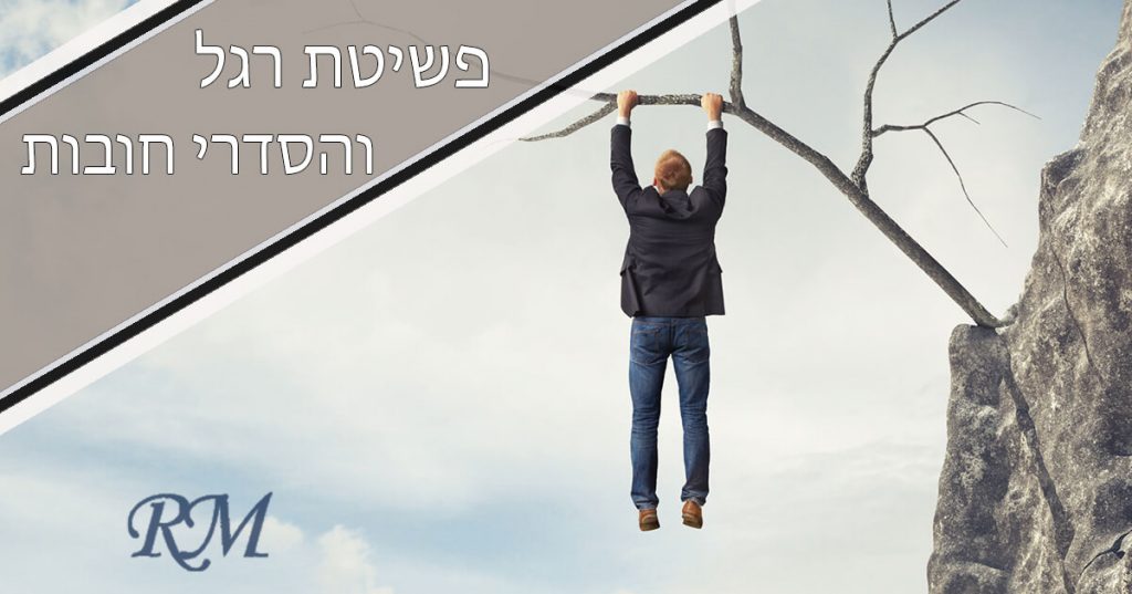 פשיטת רגל והסדרי חובות