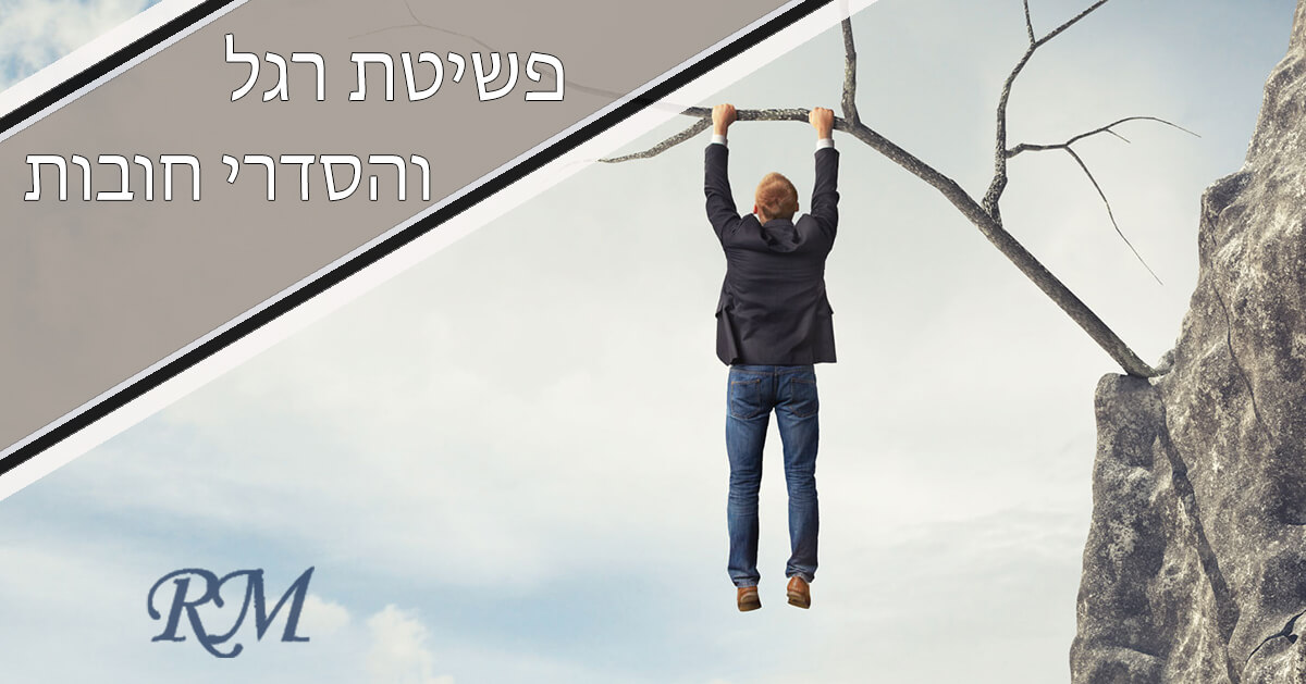 פשיטת רגל והסדרי חובות