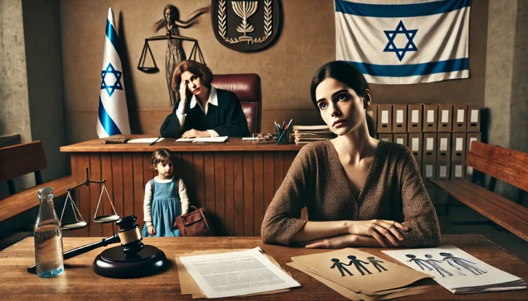 גרושה שמטפלת בשישה ילדים קטינים ושקועה עד צוואר בחובות